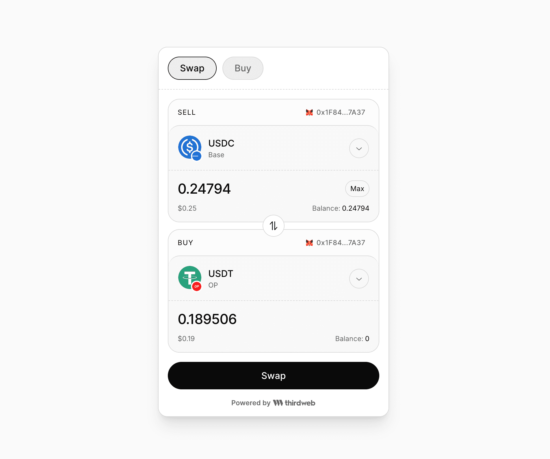Bridge widget script