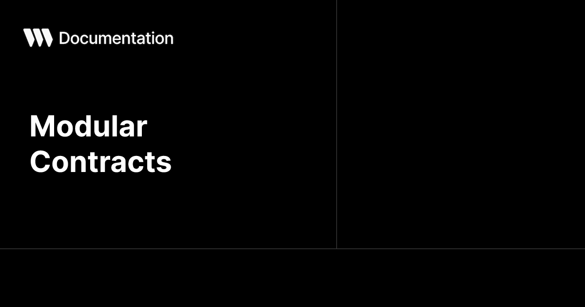 Modular Contracts | thirdweb Documentation