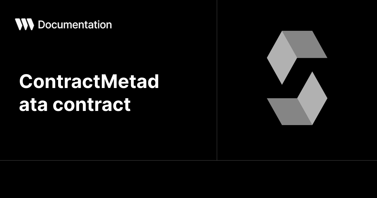 ContractMetadata | thirdweb contract