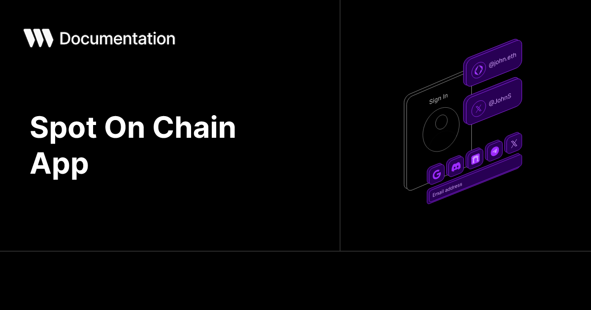 Spot On Chain App
